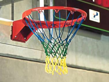 Basketbalov sie  z nylonu, 4 mm, trojfarebn
Kliknutm zobrazte detail obrzku.